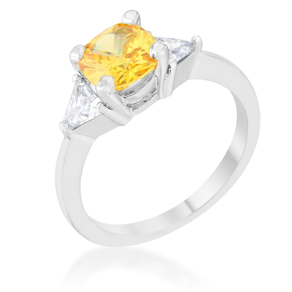 Shonda 1.8ct CZ Cushion Classic Statement Ring - ThisandThatShoppe