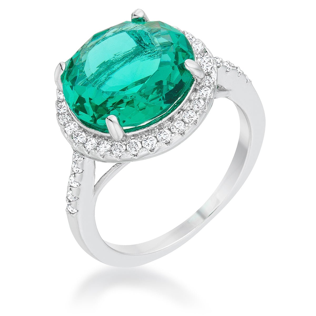 Emie 7.3ct CZ Classic Ring - ThisandThatShoppe