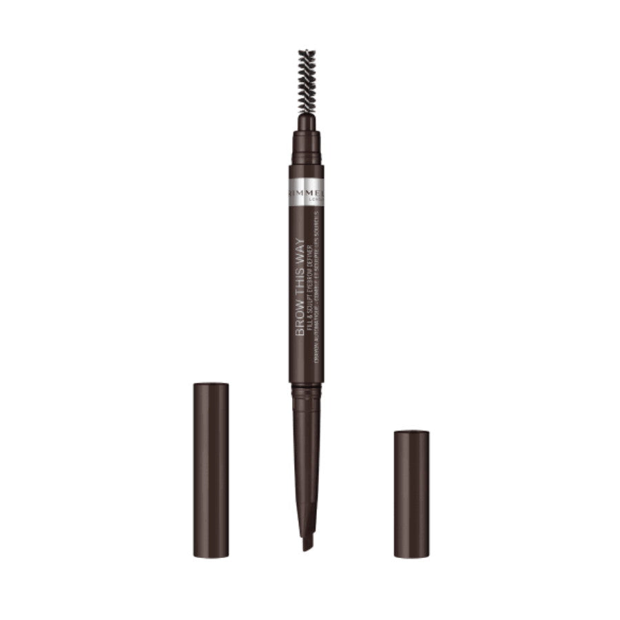 RIMMEL LONDON Brow This Way Fix & Sculpt Définisseur Sourcils - Brun Foncé