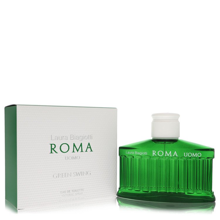 Roma Uomo Green Swing von Laura Biagiotti Eau de Toilette Spray 200 ml für Herren