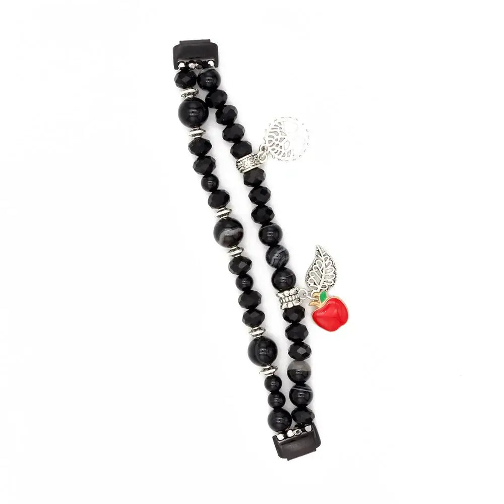 Bracelet Élastique Perlé Fitbit Inspire 3 – Bracelet Élégant Extensible