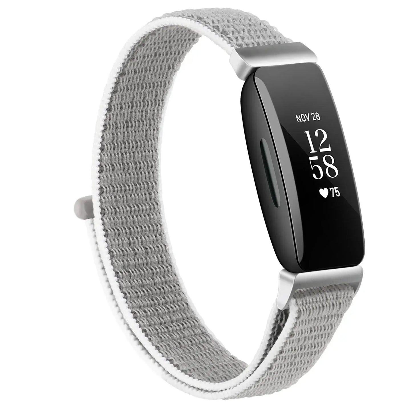 Fitbit Inspire 2, 1, HR Nylon Klettband – Vielseitiges Armband