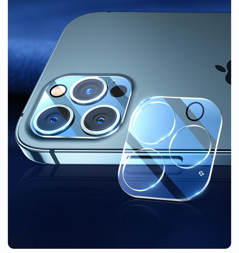4Pcs Full Cover Protective Glass for Iphone 14 11 12 13 Pro XS Max Camera Protector for Iphone X 11pro Max 12 13 Mini Lens films Glass Camera Lens Protector For iPhone