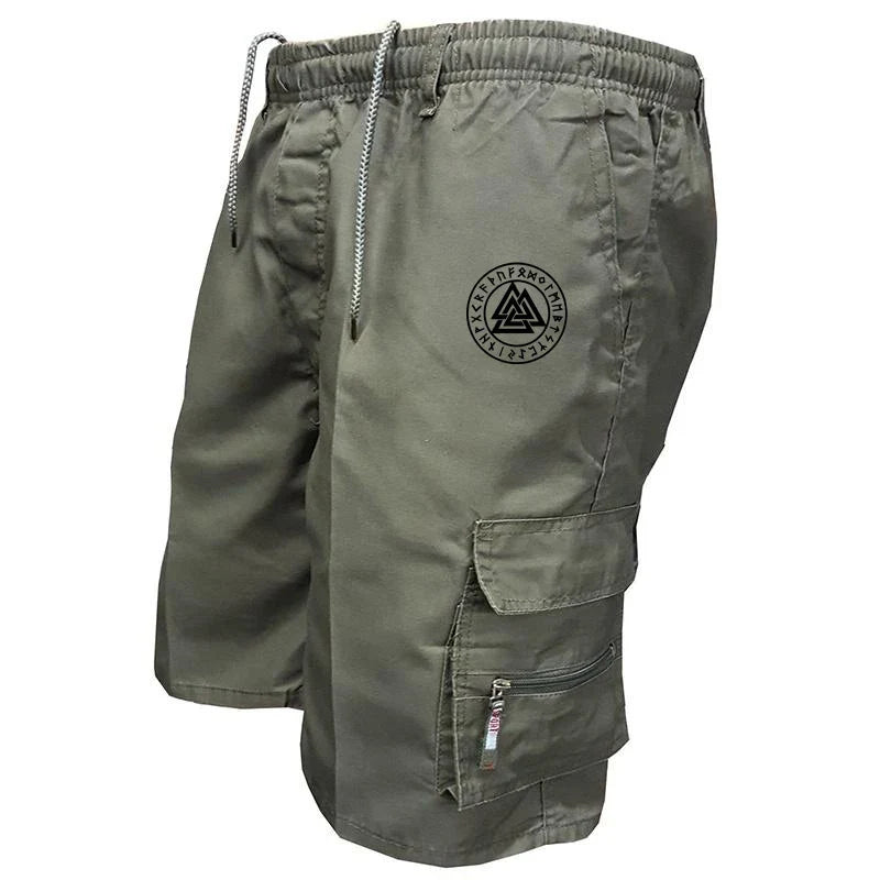 Summer Military Shorts Male Tatical Cargo Shorts Multiple Pockets Cropped Trouser Sports Hiking Five-point Pants Casual Jumpsuit