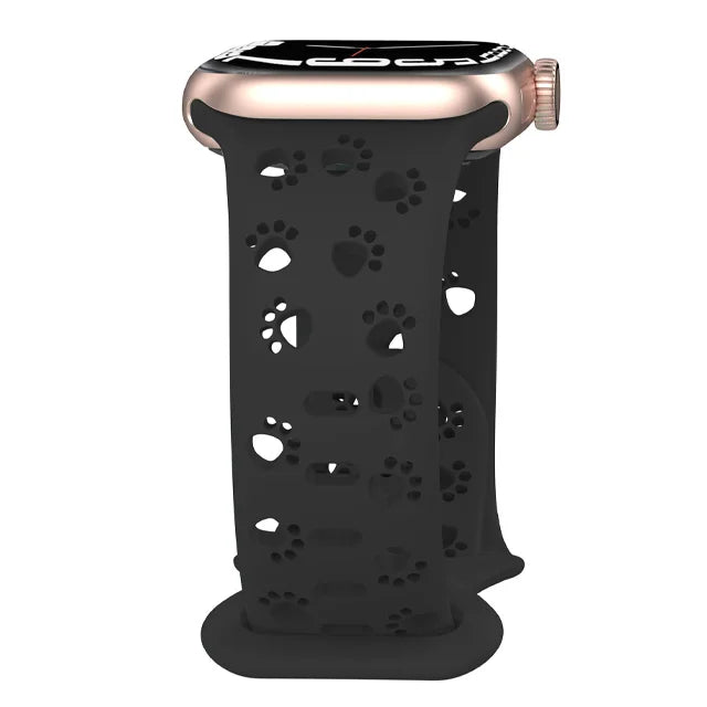 Apple Watch Silikonarmband – Weiches Hohlkatzenmuster