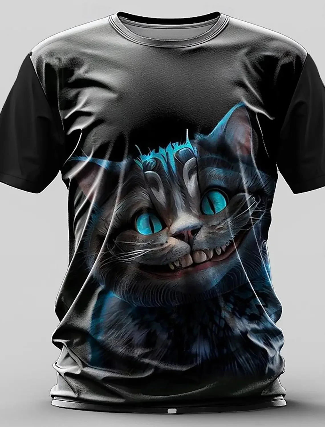 🦁 3D Animal Print Funny T-Shirt – Bold Summer Streetwear