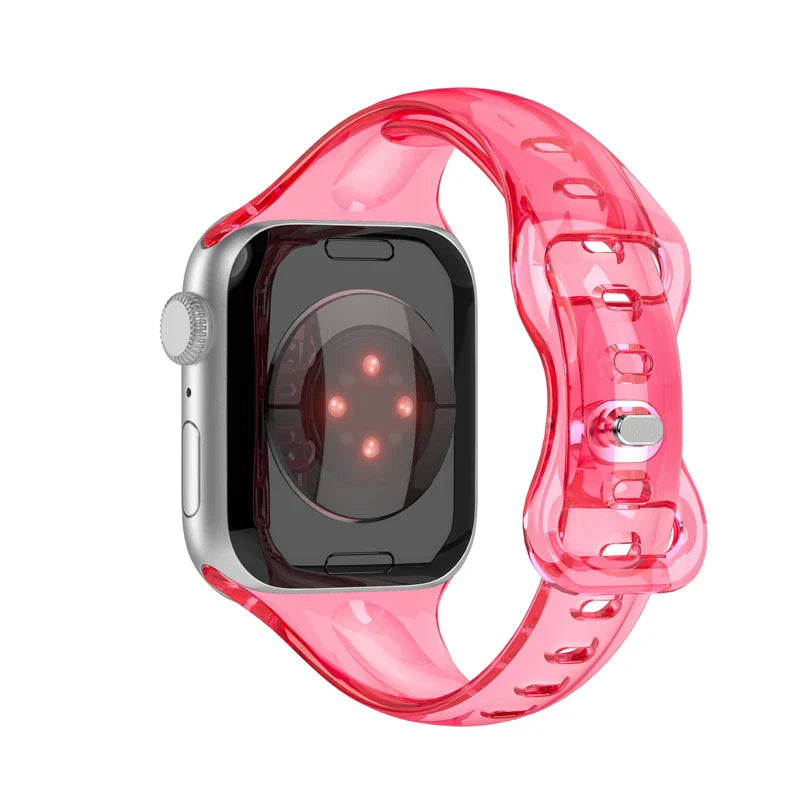 Apple Watch Transparentes Armband - Weiches Gummi - Klares Design