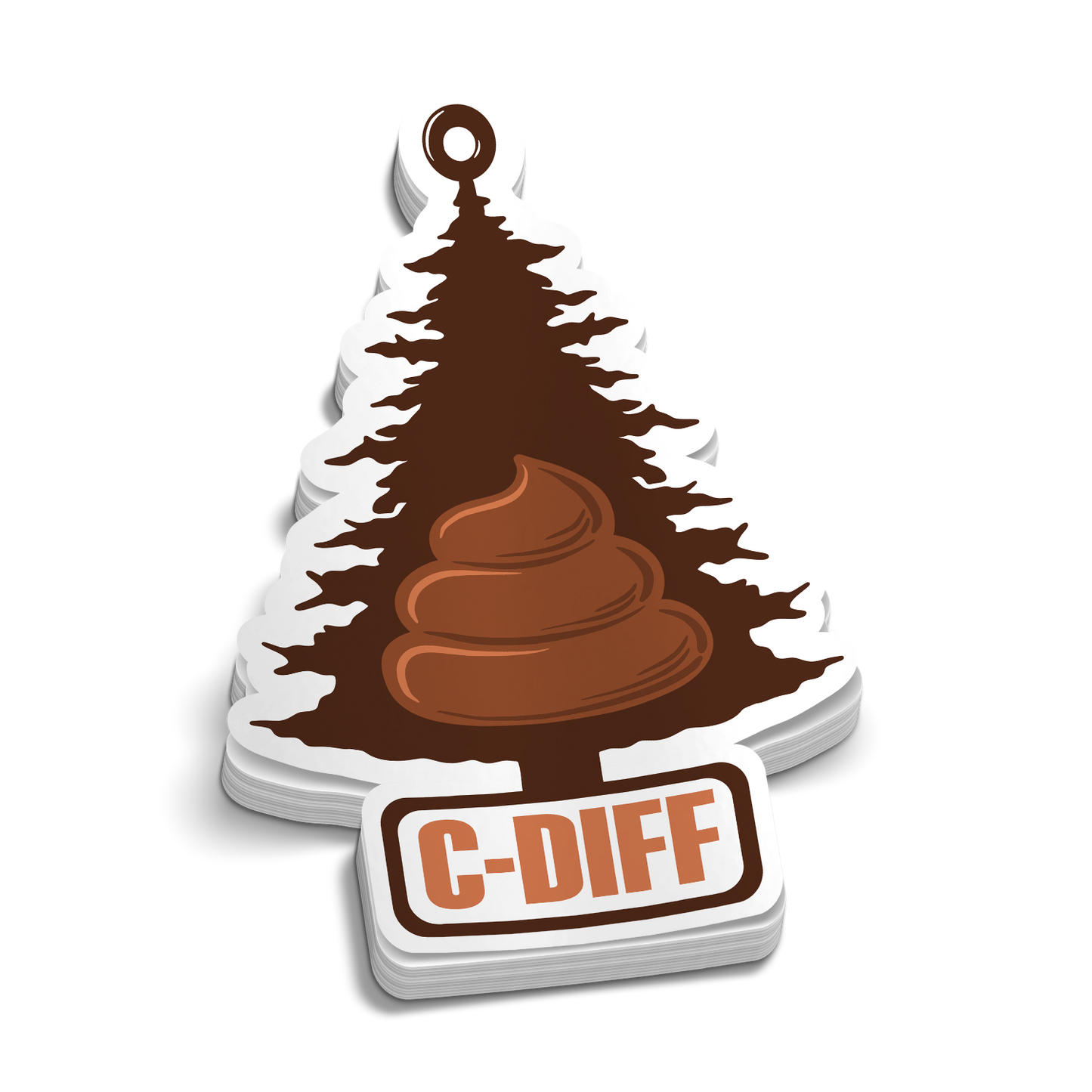 C-Diff Lufterfrischer | Lustiger Sanitäter-Sticker