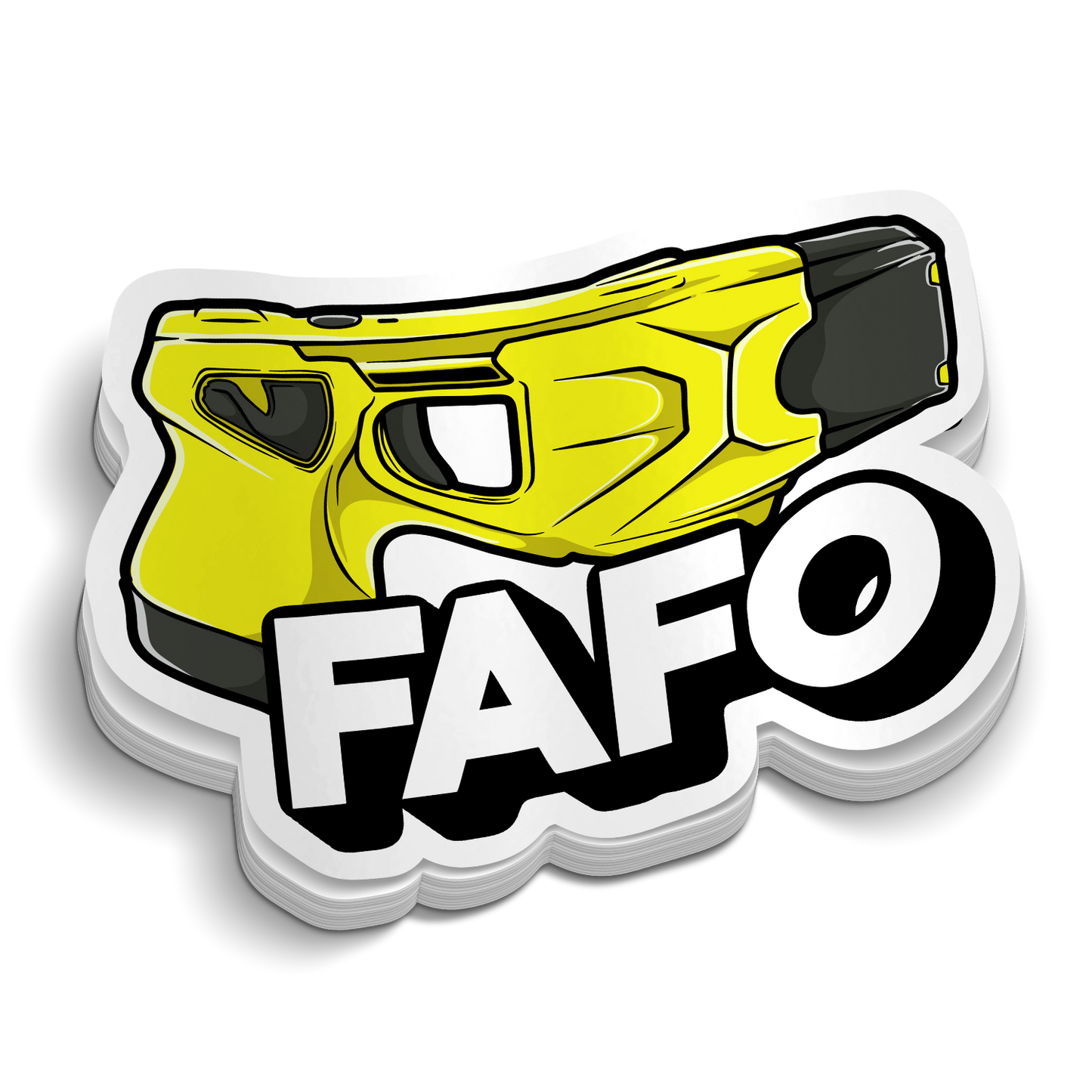 Autocollant de police Taser FAFO