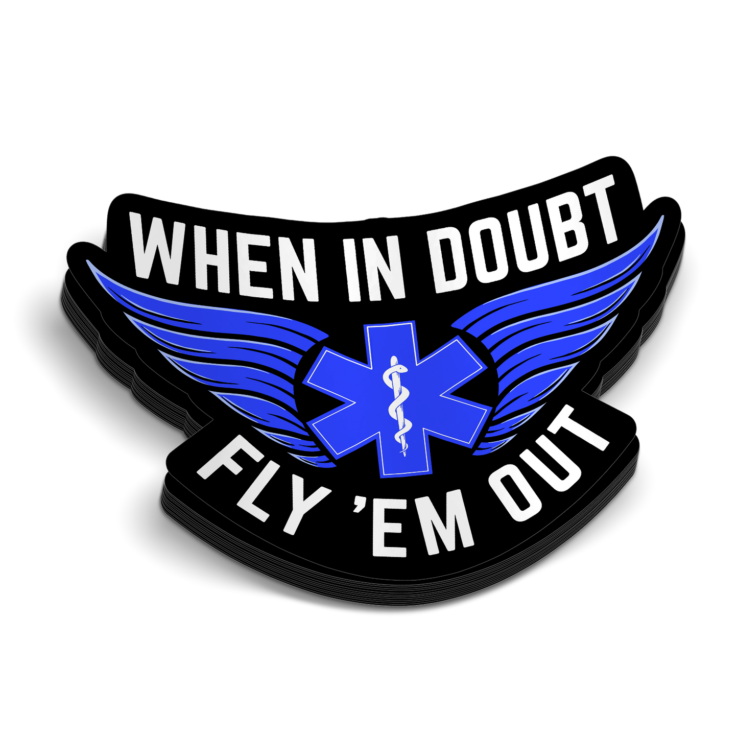 Im Zweifel: Ausfliegen! – Flight Medic Aufkleber
