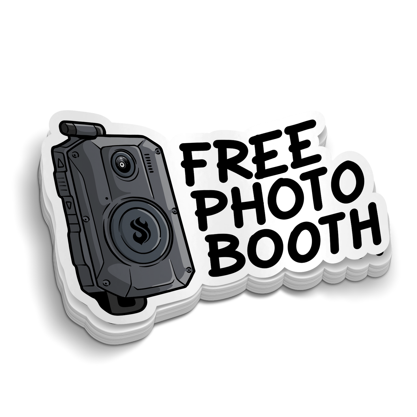 Photomaton Caméra Corporelle | Autocollants de Police