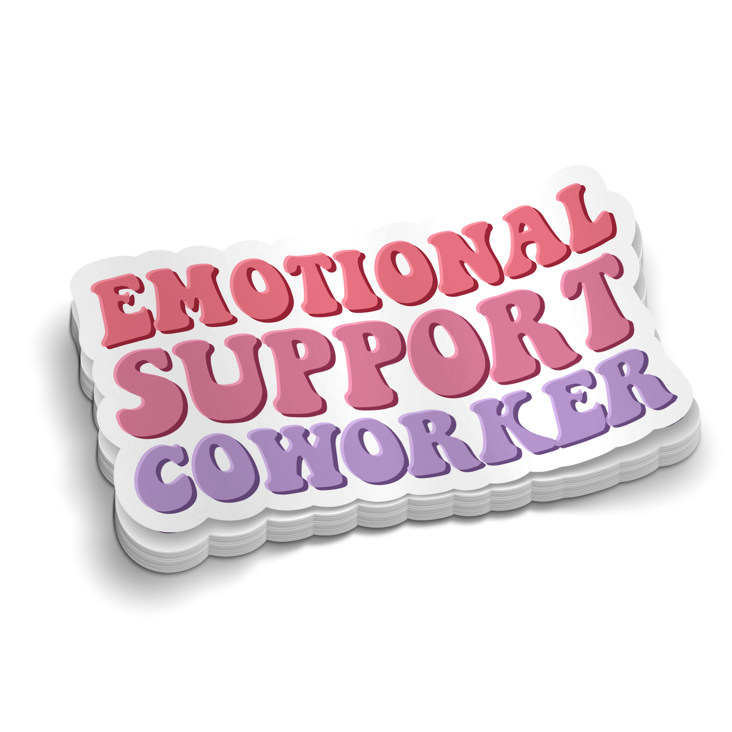 Emotionale Unterstützung Kollege – Lustige Aufkleber