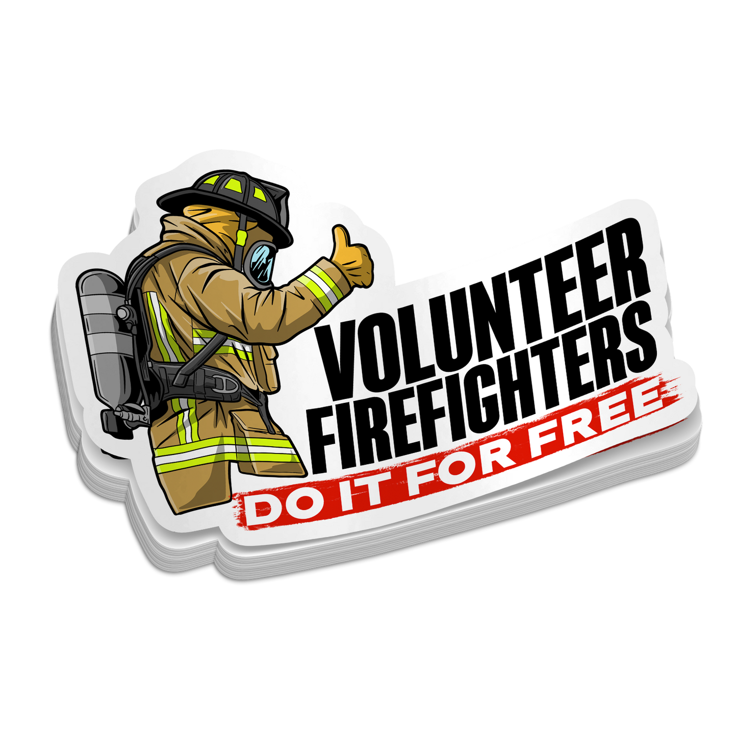 Pompiers volontaires - Autocollants de pompier