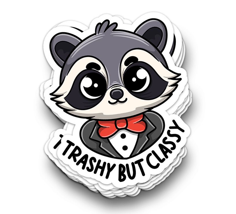 Classy Trashy - Autocollants amusants pour gobelets