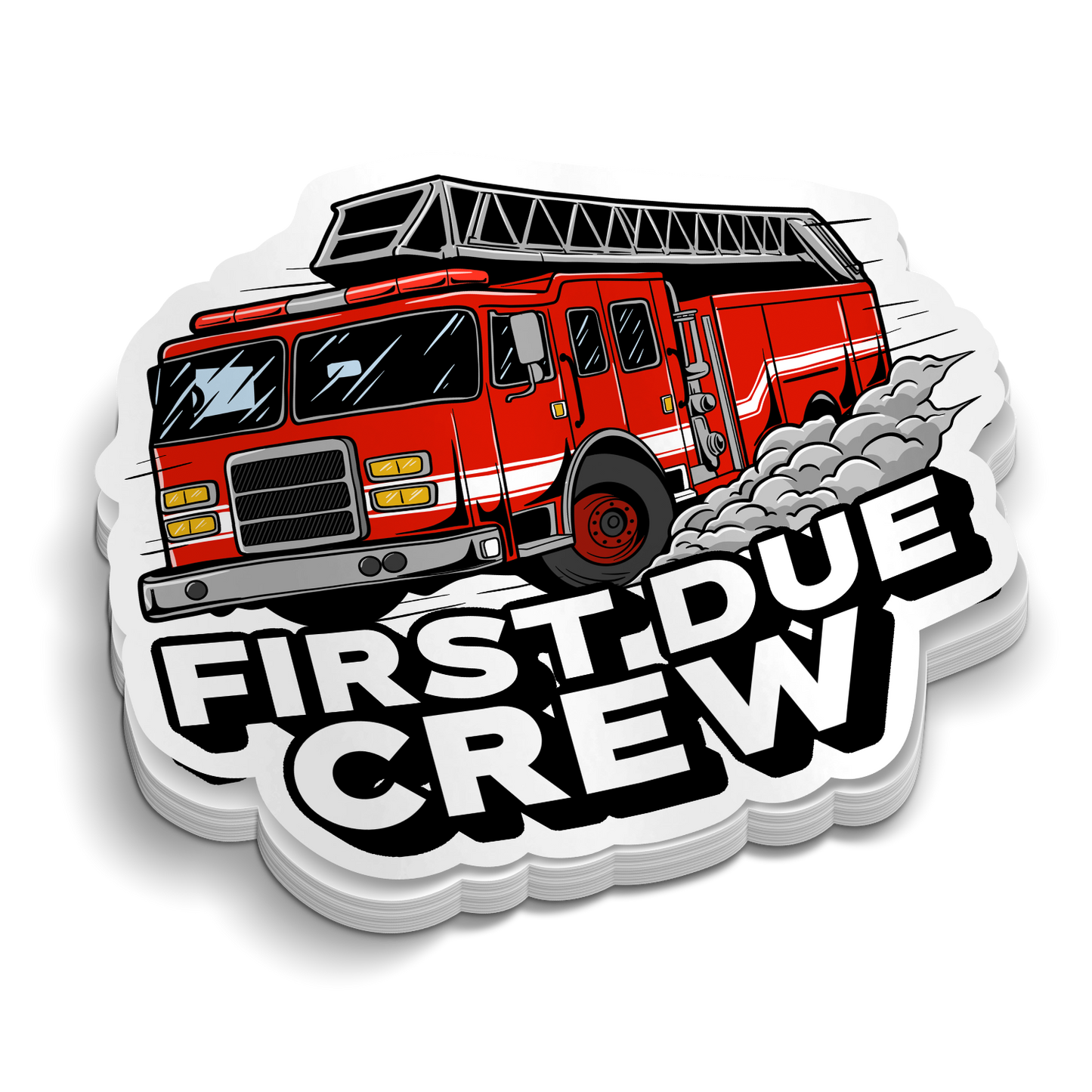 First Due Crew | Feuerwehr Aufkleber