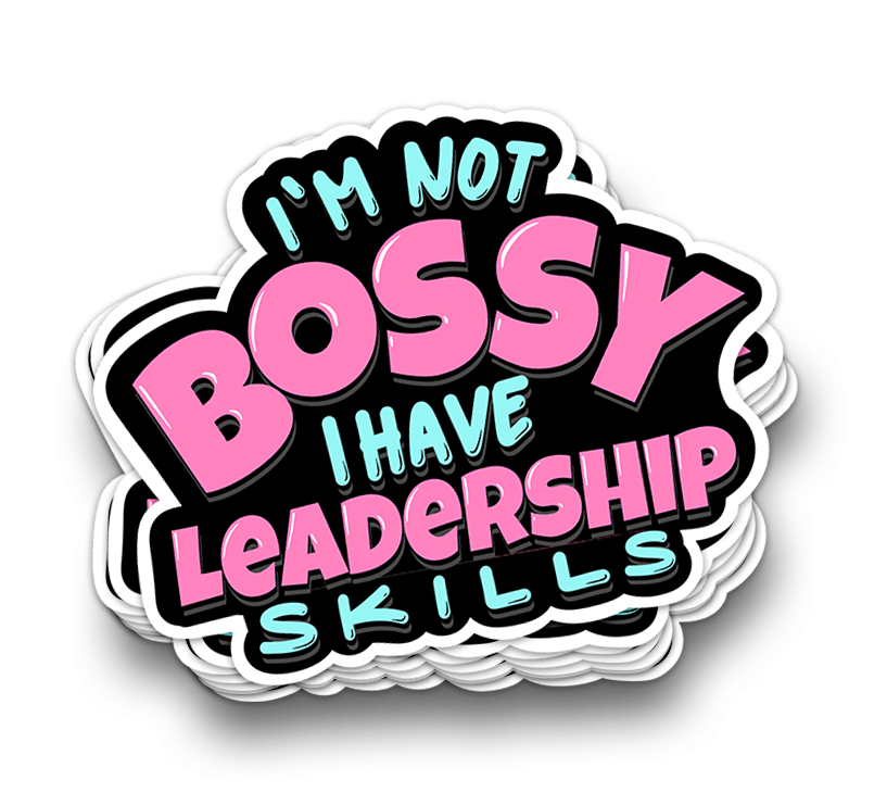 Compétences de leadership autoritaires - Autocollants amusants pour gobelets