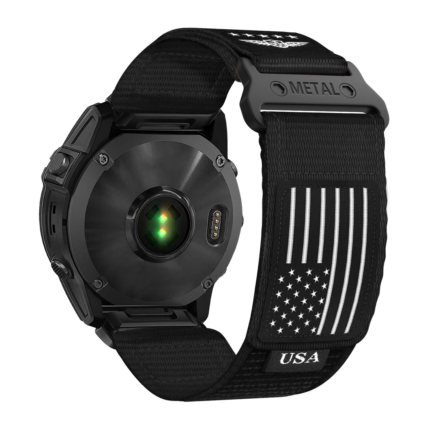 Bracelet en nylon pour Garmin Fenix - Résistant, tactique, attache rapide