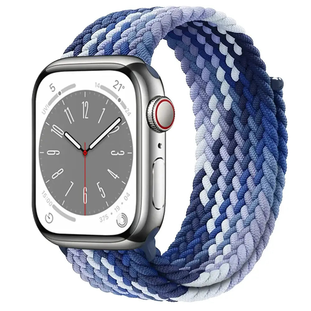 Bracelet en nylon Apple Watch - Bande Velcro résistante - Look élégant