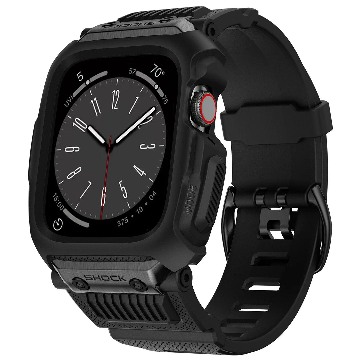 Bracelet en caoutchouc camouflage pour Apple Watch - Étanche et durable