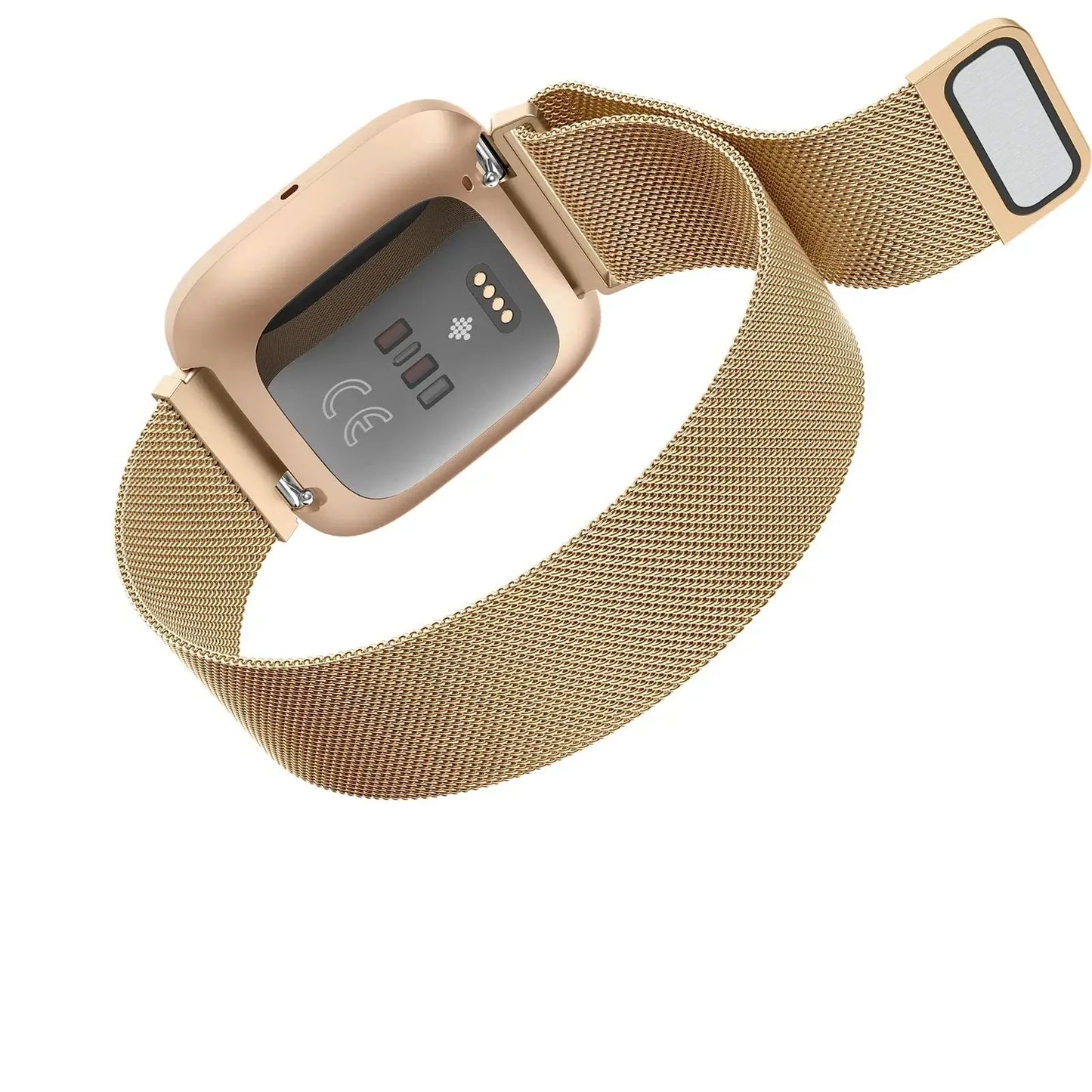 Bracelet métallique pour Fitbit Versa et Sense - Bracelet en acier de qualité supérieure