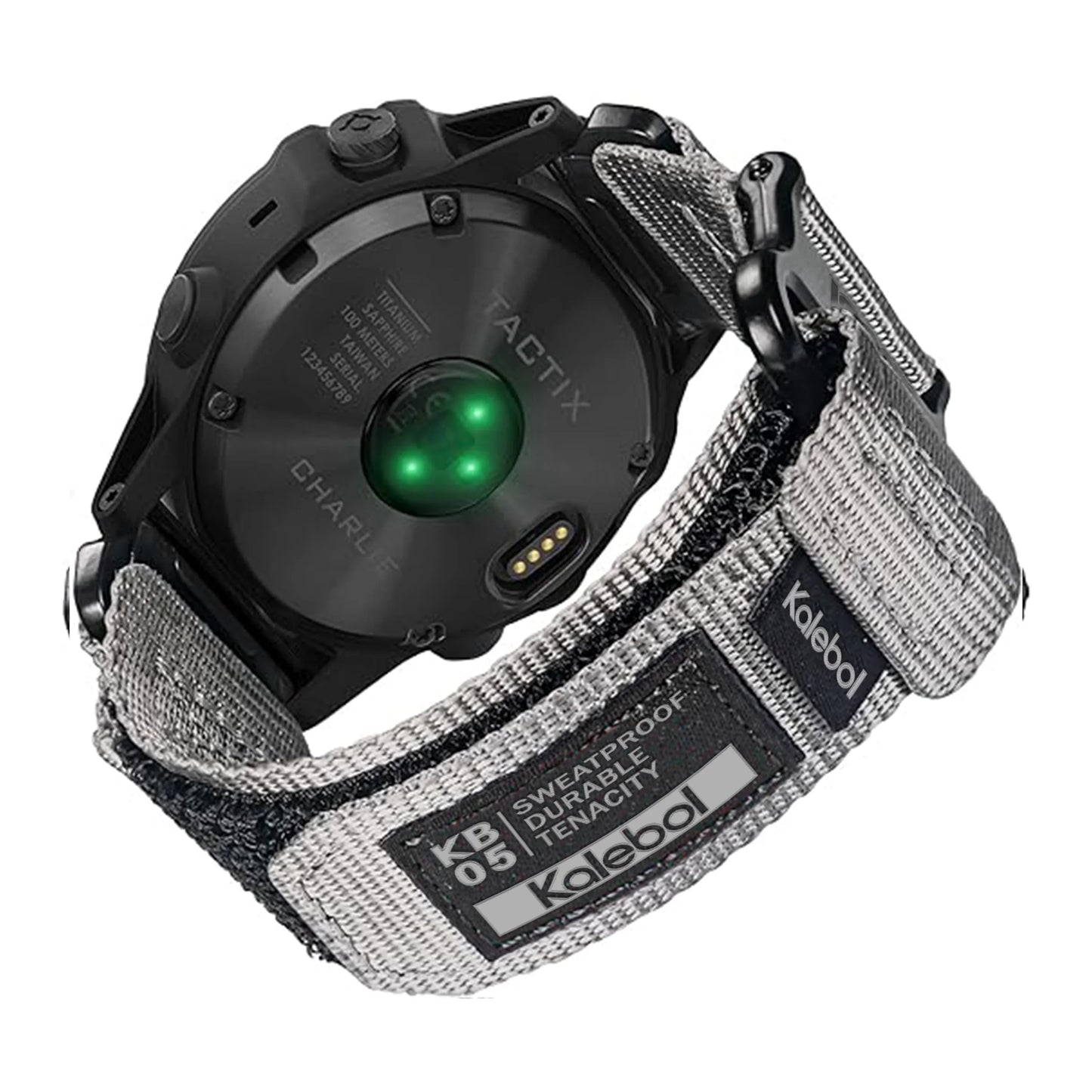 Bracelet en nylon Garmin - Bracelet de sport tactique respirant
