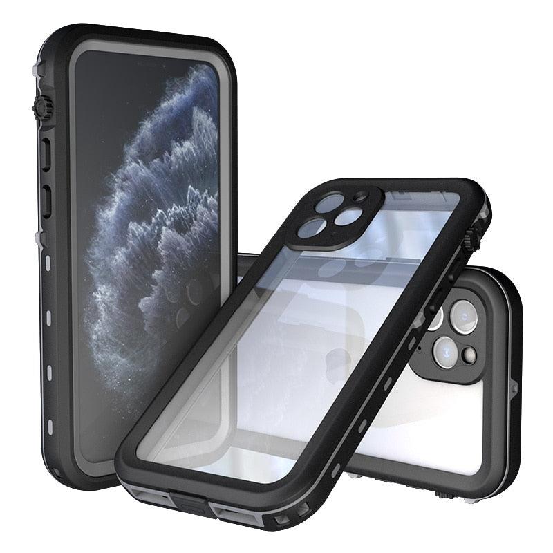 Waterproof Case For iPhone 14 13 12 11 Pro Max 14Plus 12Pro Durable Water Proof Cover Sport 360 Protect iPhone12 Mini Waterproof Case for iPhone Drop Resistant Iphone Clear Back