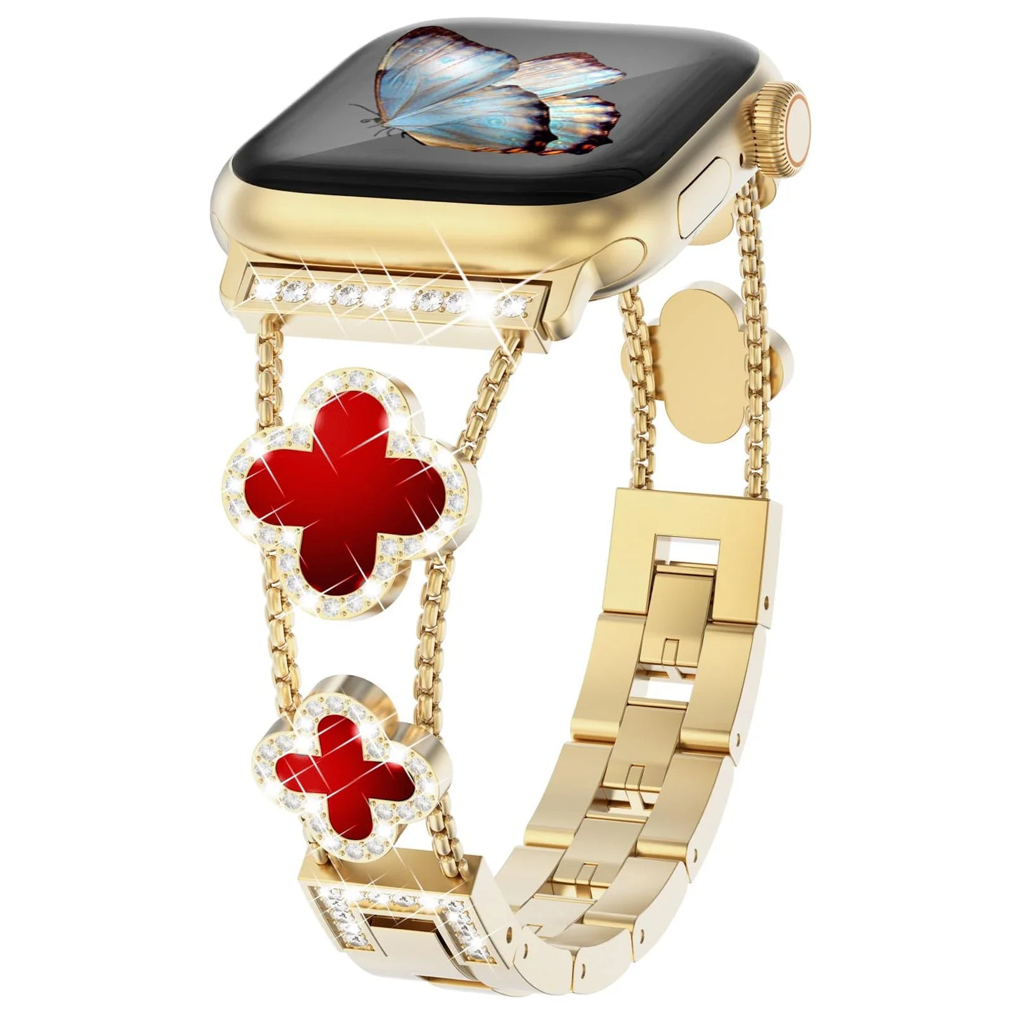 Apple Watch Diamant-Metallarmband – Elegantes Edelstahlarmband