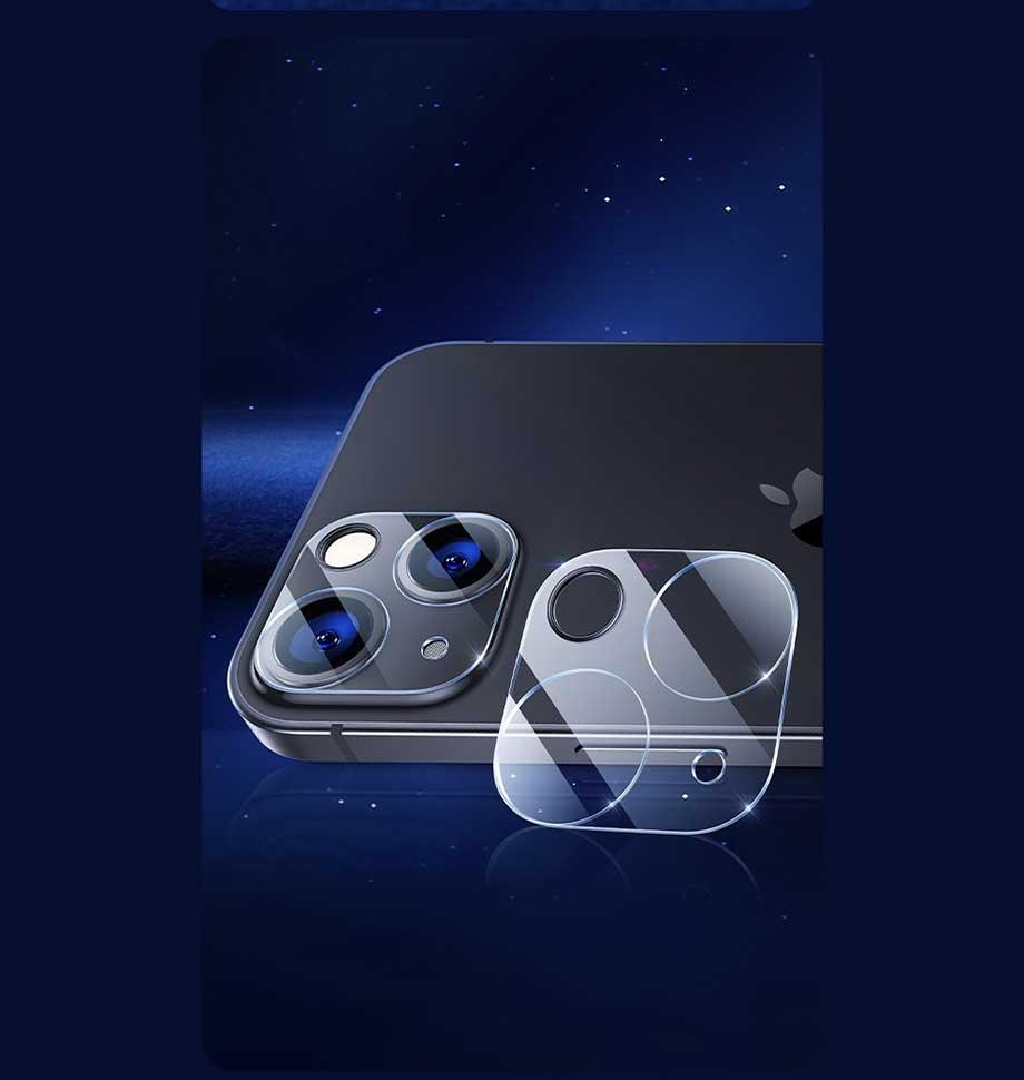 4Pcs Back Lens Glass Protectors for IPhone 13 14 Pro Max 12 Mini X XR Camera Protective Glass on iPhone 11 PRO XS MAX 14 Plus Camera Lens Protector Full Coverage Anti-Spy Tempered Glass Film 9H Hardness Upgrade Edge Protection
