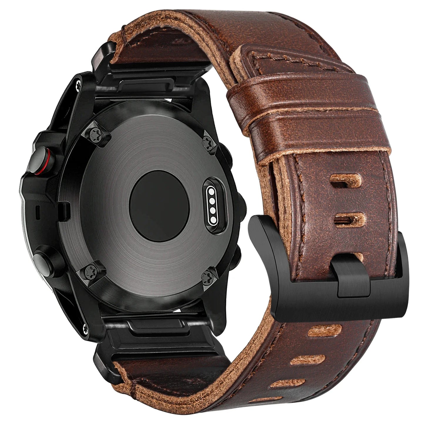 Garmin Soft Leather Band – Premium-Armband