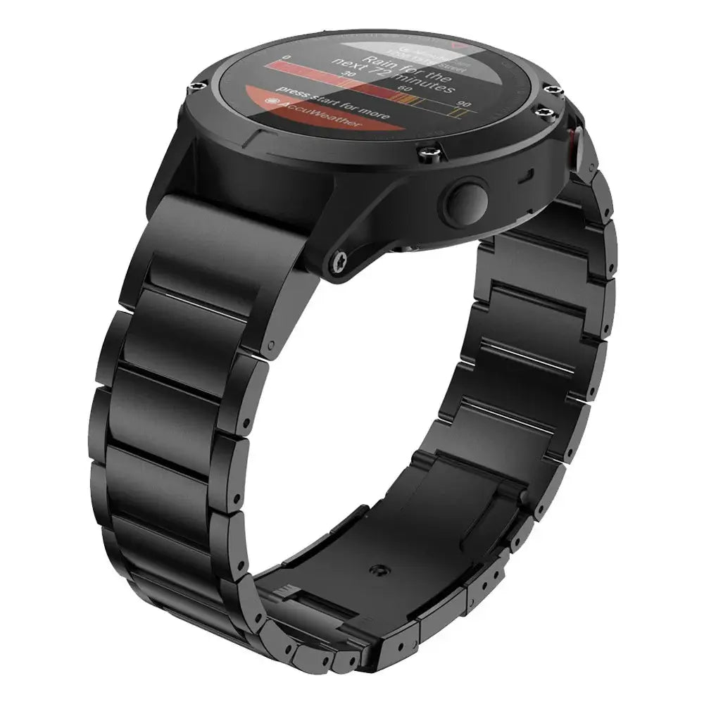 Garmin Steel Band - Modern QuickFit Design Strap