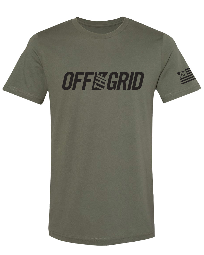 Off The Grid Solid Logo Kurzarm-T-Shirt