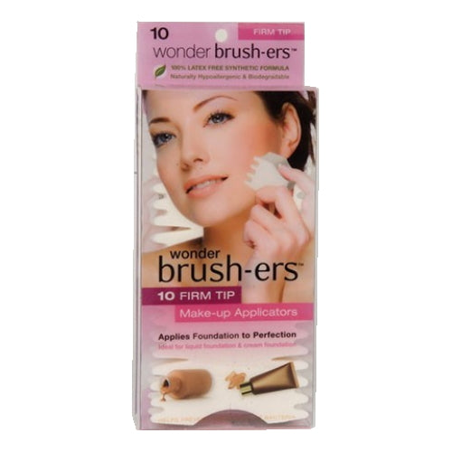 Applicateurs de maquillage Wonder Brush-ers – 10 pointes fermes – Blanc – 10 pointes fermes – Blanc