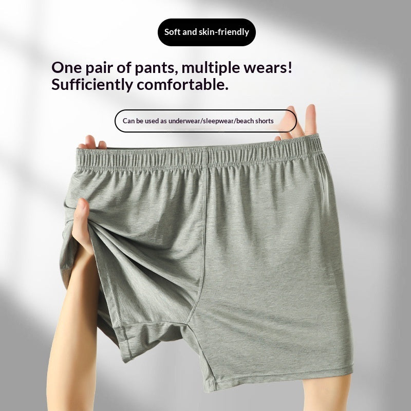 Thin Loose-fit Trendy Breathable Boxer Briefs In Plus Sizes