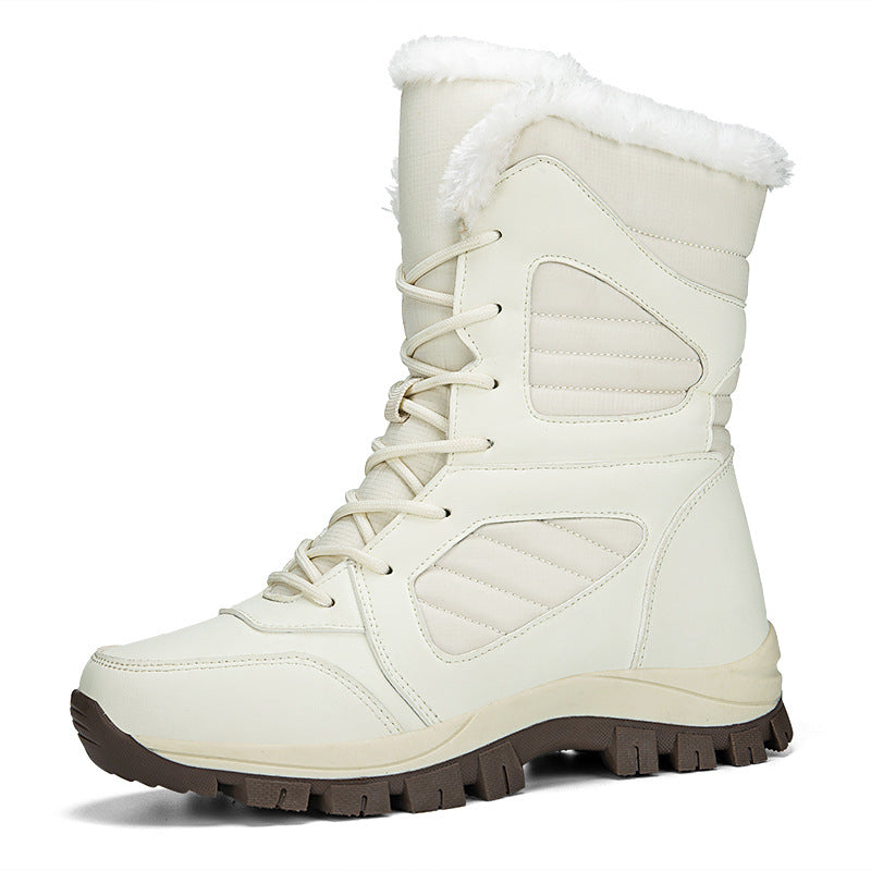 Women’s Winter Snow Boots – Fleece Lined Waterproof Cotton Boots