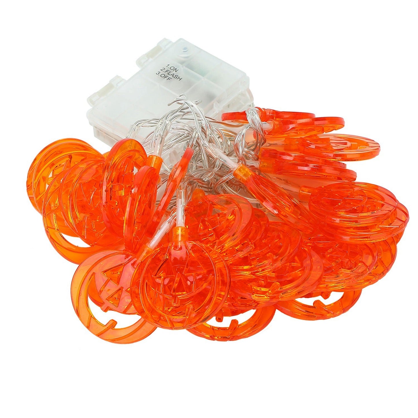 Halloween Kürbis Lichterkette 30 LEDs 3m Halloween Lichterkette Dekorative Lichterkette für Party Schlafzimmer Zuhause Festival Dekoration