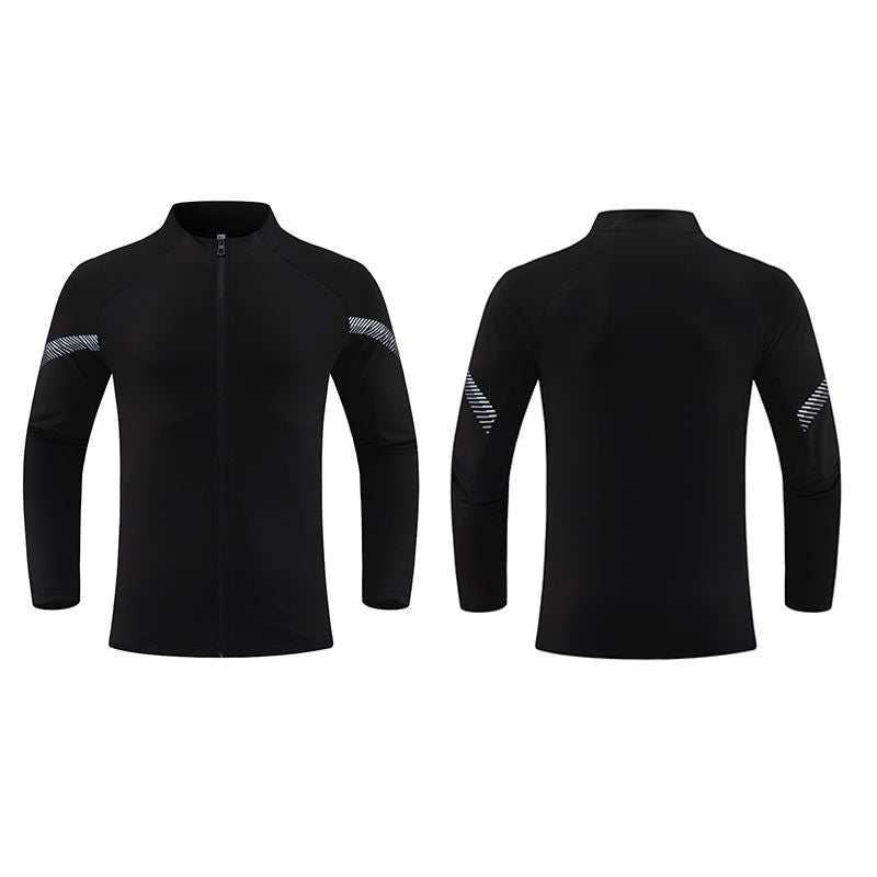 Mens Fitness Running Training Stand-Neck Windbreaker Jacket