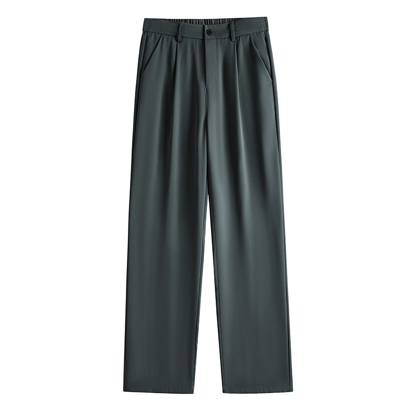 Mens Fashionable Straight-Leg Loose Casual Pants