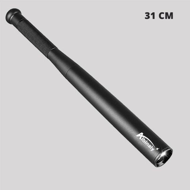 Adjustable Waterproof Super Bright Tactical Flashlights Handheld High Lumen Portable Torchlight Baton Baseball Bat LED Flashlight Aluminium Alloy Torch For Emergency And Self Defense