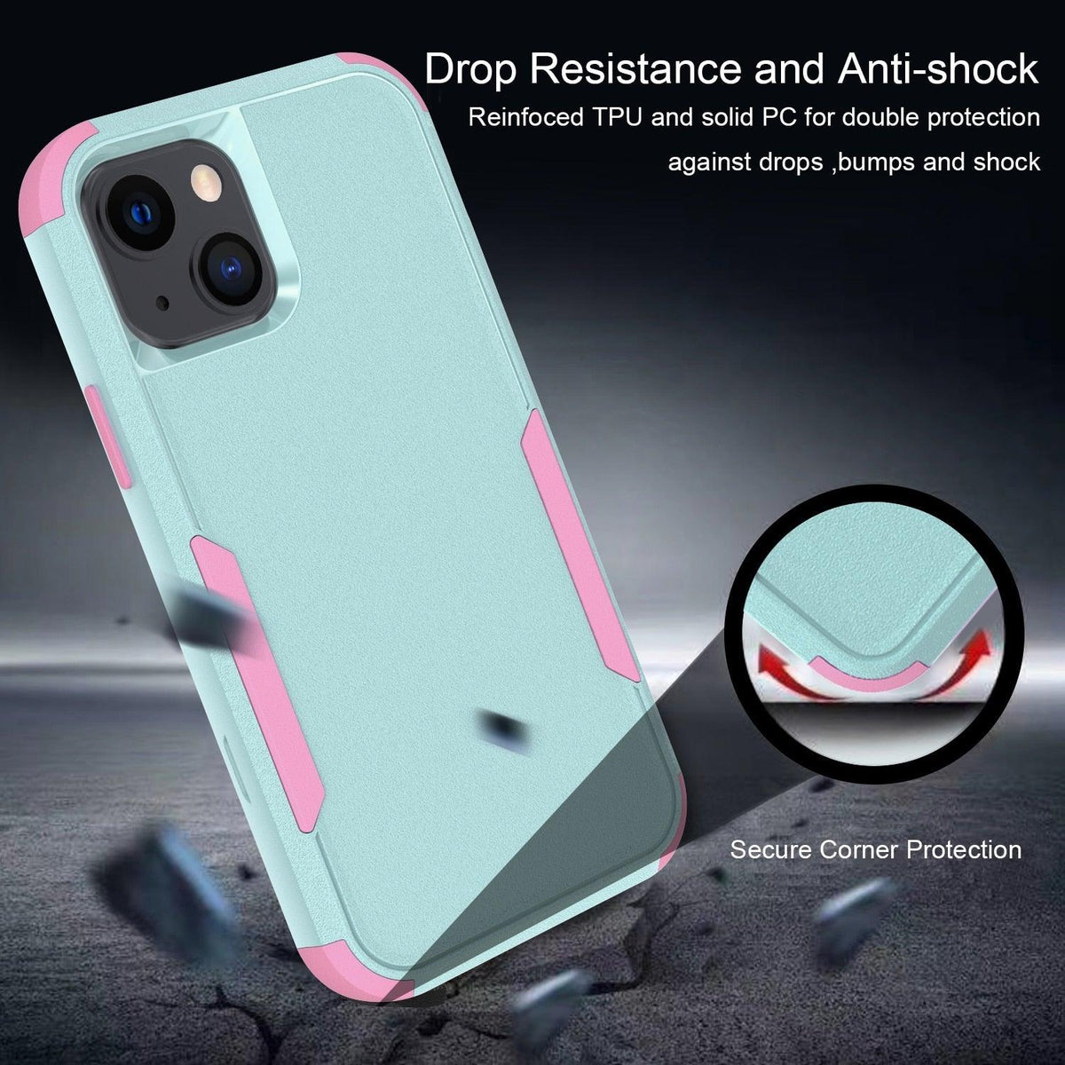 Anti-Drop Protective Case Bumper Case Protective Cover For iPhone 11 Pro Max Case Armor Hard Shockproof Phone Cover For iPhone 7 8 Plus X XR