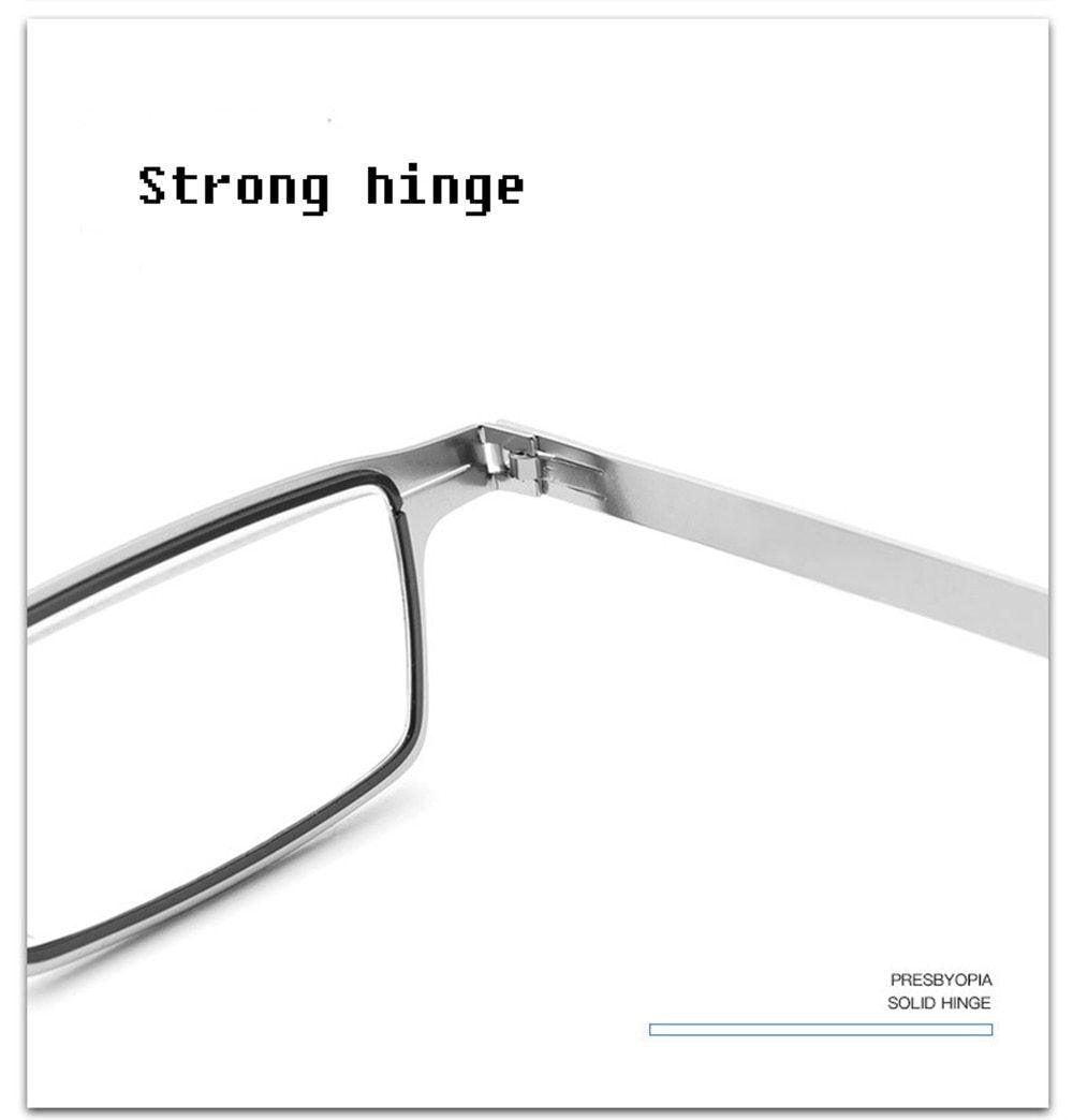 Anti-Light Reading Glasses Metal Foldable Presbyopia Eyewear With Case Thin Magnifying Glasses Safety Glasses With Clear Anti Fog Scratch Resistant Wrap-Around Lenses No-Slip Grips Glasses For Men Women+3+3.5+4
