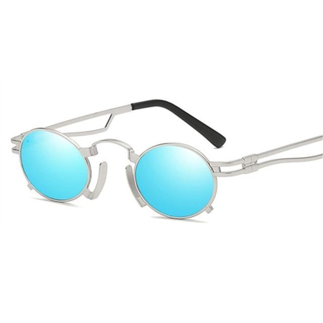 Anti Reflective Retro Eyeglasses Metal Oval Shape Sunglasses For Women & Men Retro Design Sun Glasses For Unisex New Colorful Frames New Popular Design