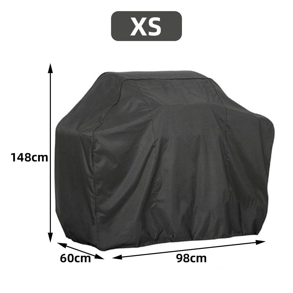 Barbeque Grill Covers Waterproof BBQ Grill Cover Compatible for UV Resistant Gas Grill Cover Barbecue Grill Cover Waterproof Universal Drawstring Grille Stove Oven Guard Protector BBQ Accessories