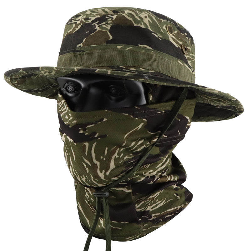 Multi-functional Outdoor Sun Protection Breathable Round-brim Fishing Hat