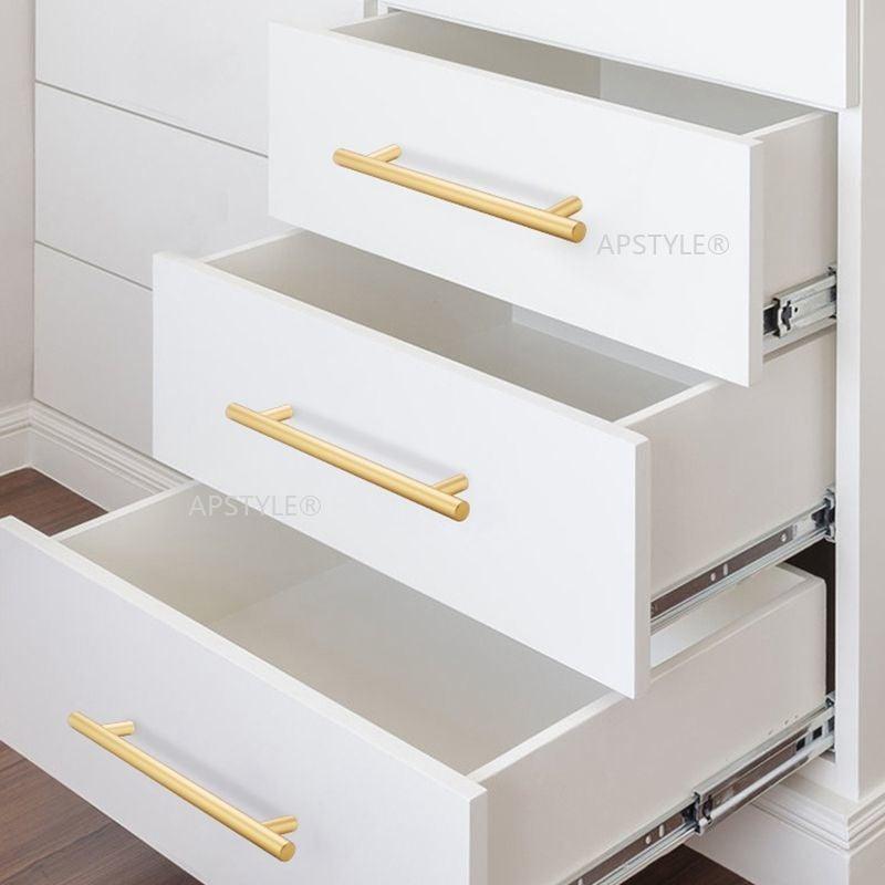 Black Golden Cupboard Handle Brushed Stainless Steel Kitchen Cabinet Door Knob Furniture Drawer Pull Hardware Pulls Bar Handle Furniture Handle Drawer Pull Hardware Stainless Steel Kitchen Drawer Pulls Cabinet Handles