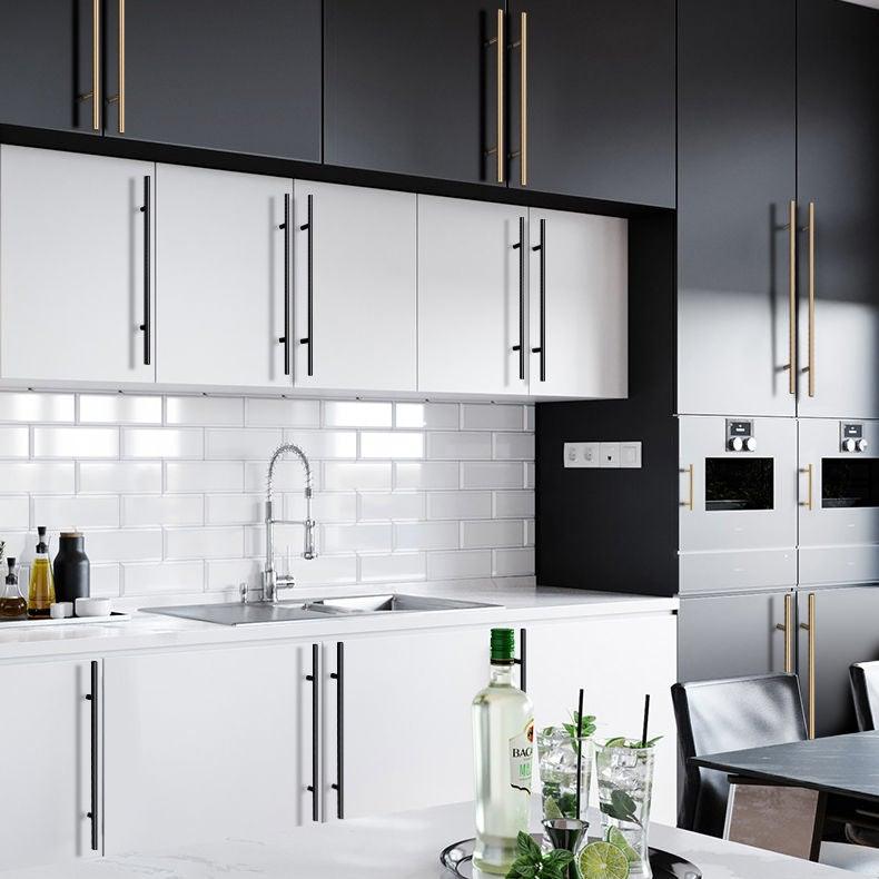 Black Golden Cupboard Handle Brushed Stainless Steel Kitchen Cabinet Door Knob Furniture Drawer Pull Hardware Pulls Bar Handle Furniture Handle Drawer Pull Hardware Stainless Steel Kitchen Drawer Pulls Cabinet Handles