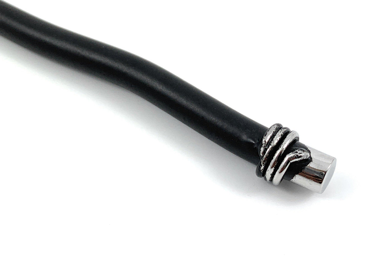 Vibhsa Cocktail Forks Set of 6 (Black Twisted Handle)