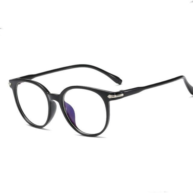 Blue Light Blocking Computer Glasses Retro Clear Lens Eyeglasses Frame And Myopia Glasses Men Women Short Sight Eyewear Blue Coated Women Diopter Eyeglass0 -0.5 -1 -1.5 -2 -2.5 -3 -3.5 -4 -5 -6