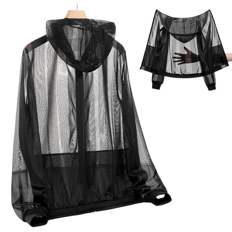 Mens Lightweight Breathable Outdoor Sun-Protective Jacket