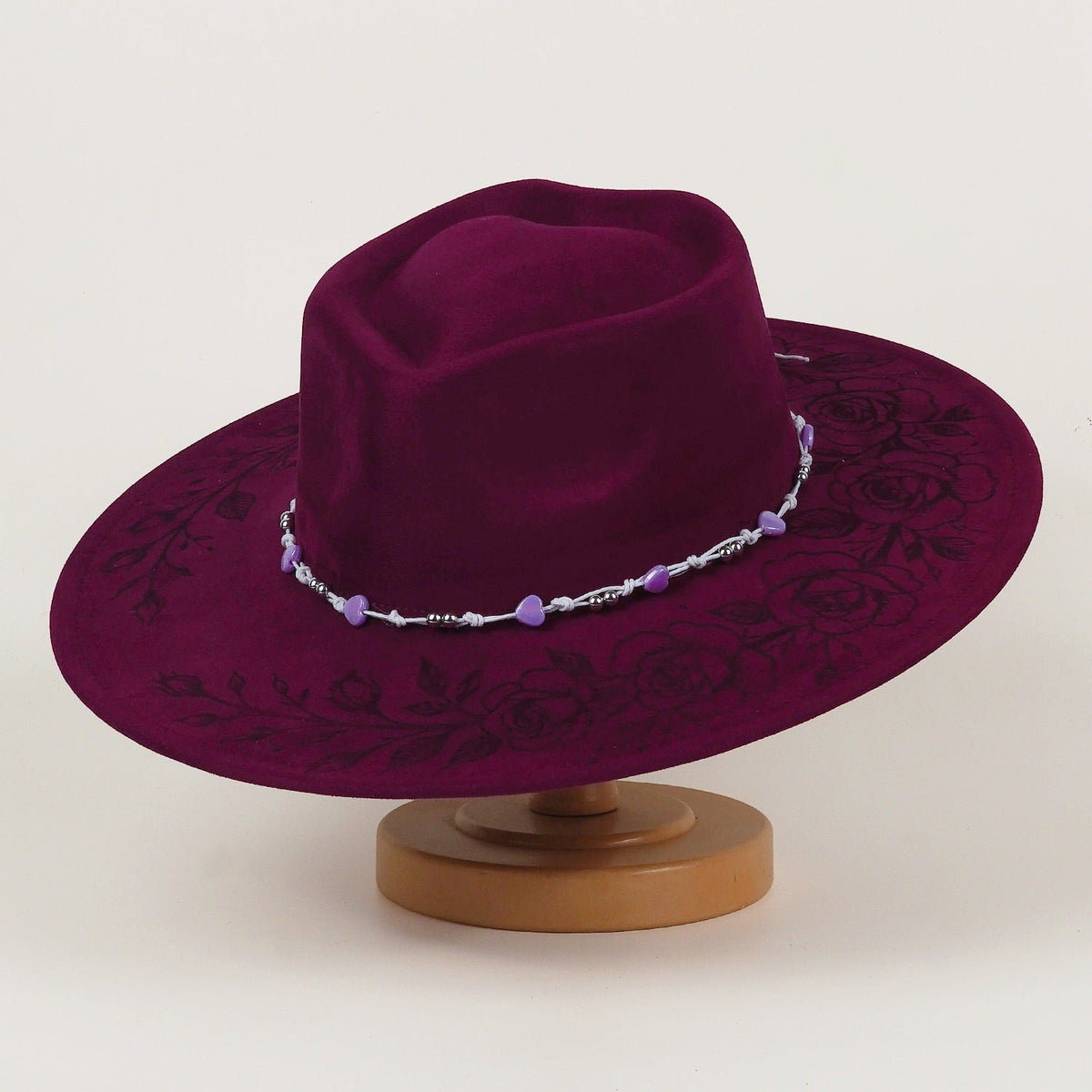 Western Cowboy Hat Fashion Embossed Laser-Engraved Top Hat