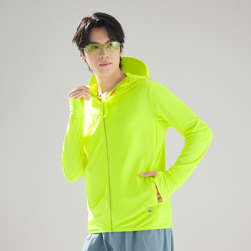 Mens Outdoor Ice-silk Sun-protective Clothing